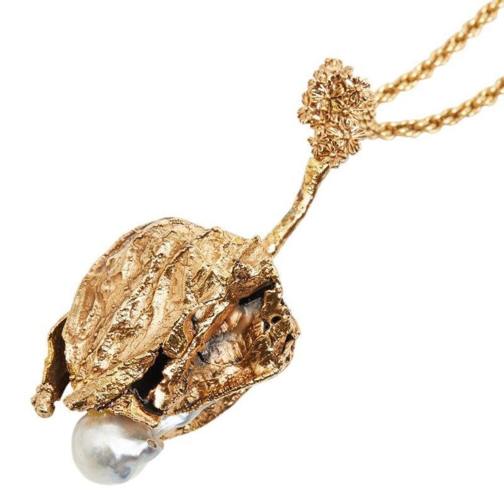 Dior Leaf Pendant Necklace